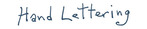 Hand Lettering
